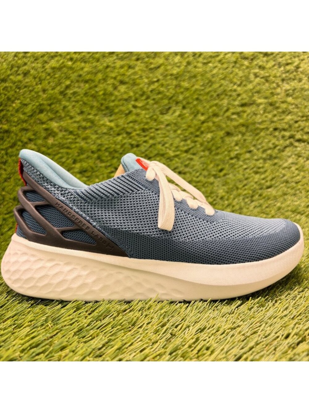 Kizik Athens Womens Size 5.5D Blue Black Athletic Hands Free Shoes Sneakers